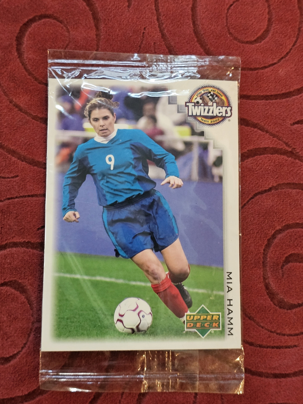 2002 Upper Deck Twizzlers Mia Hamm Soccer Card #2 - Factory Sealed